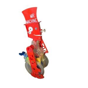 Vintage 1970's Mr. Machine Wind Up Toy Works Ideal Toy Company
